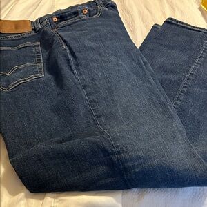 Levi's Straight Leg Dark Blue Denim Jeans 38x32 Premium